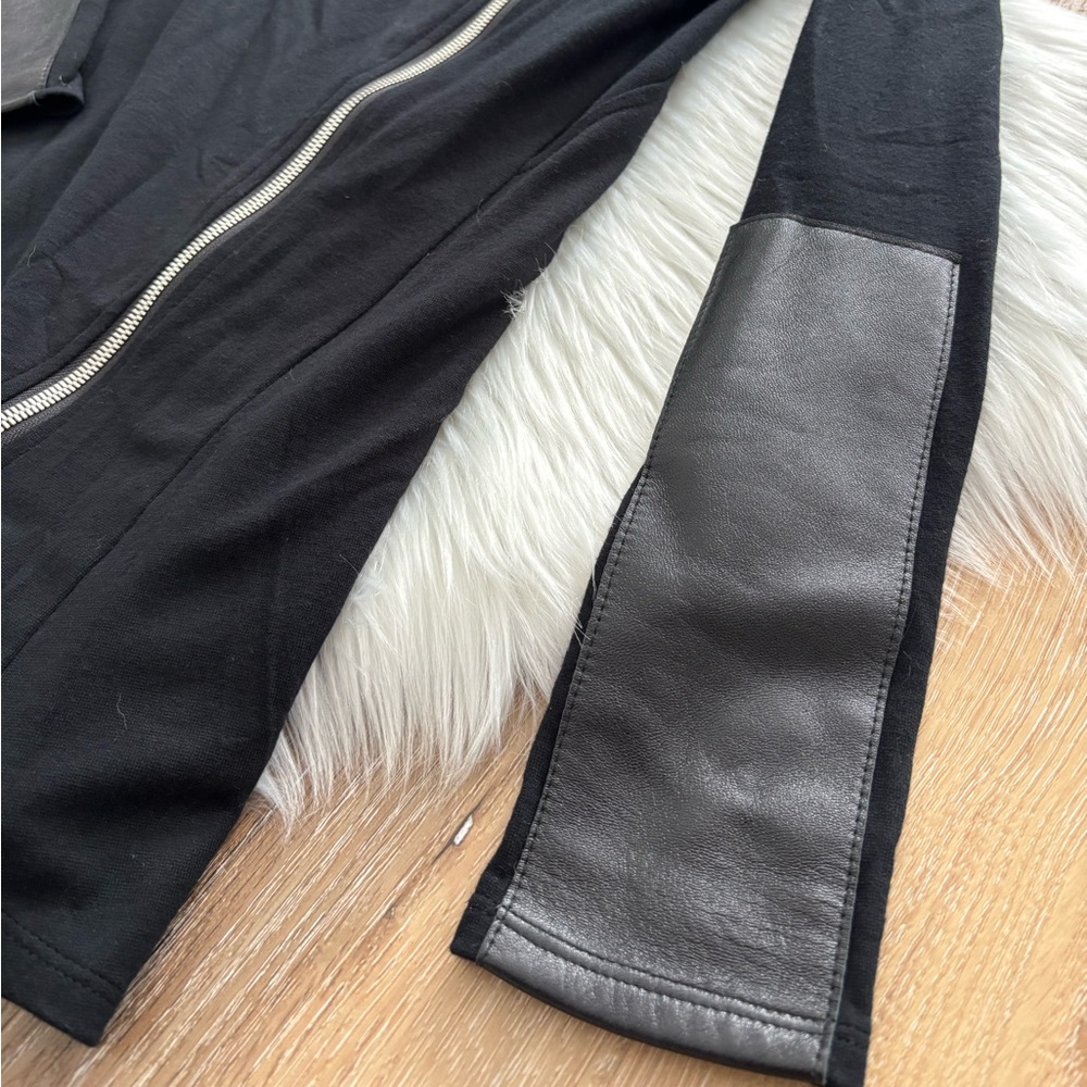 Red 23 Drape Leather Patch Jacket - Picture 4 of 9